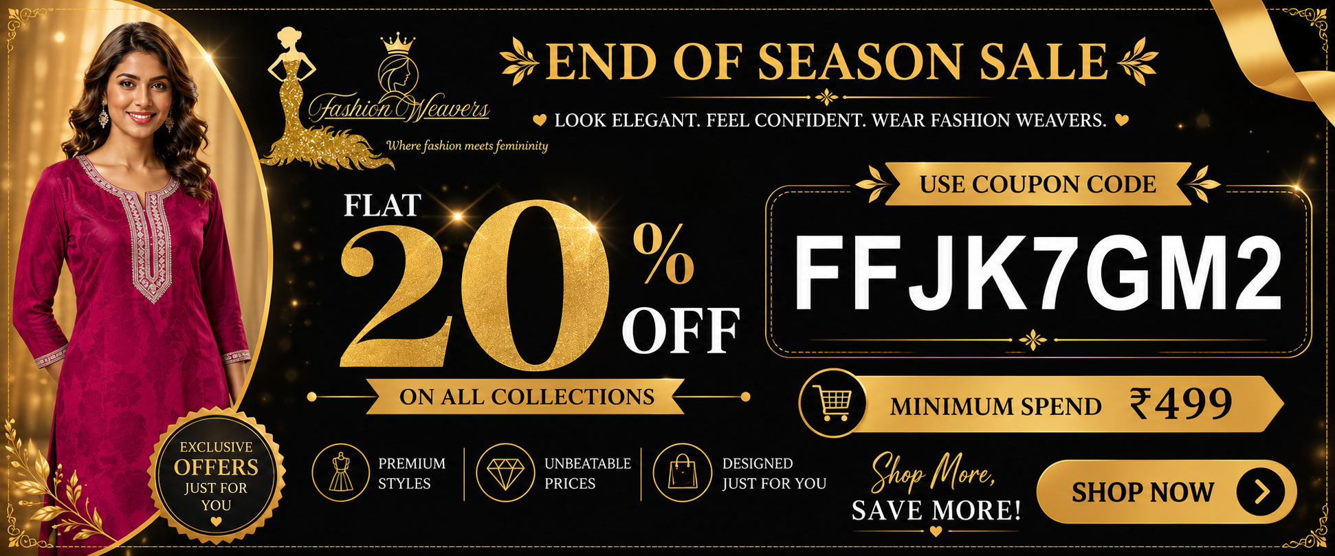 Fashion Weavers Coupon
